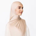 Jersey Hijab - Oatmeal