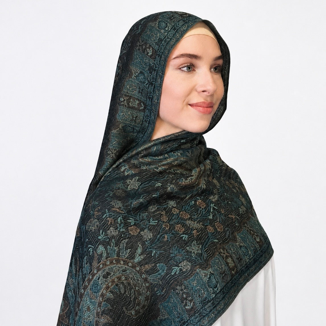Pashmina Hijab - Dark Teal