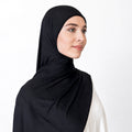 Jersey Hijab - Black