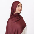 Modal Hijab - Burgundy