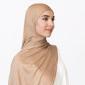 Jersey Hijab - Beige