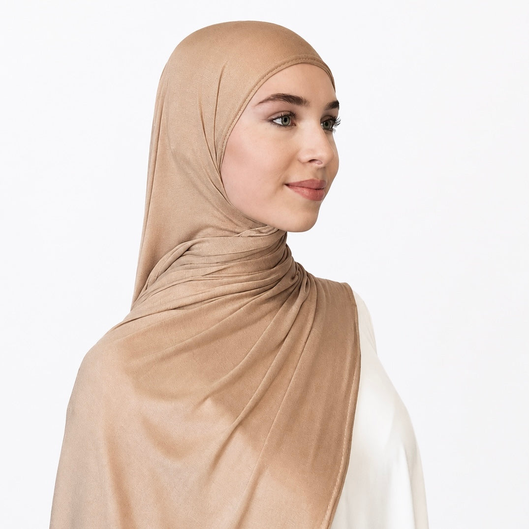 Jersey Hijab - Beige