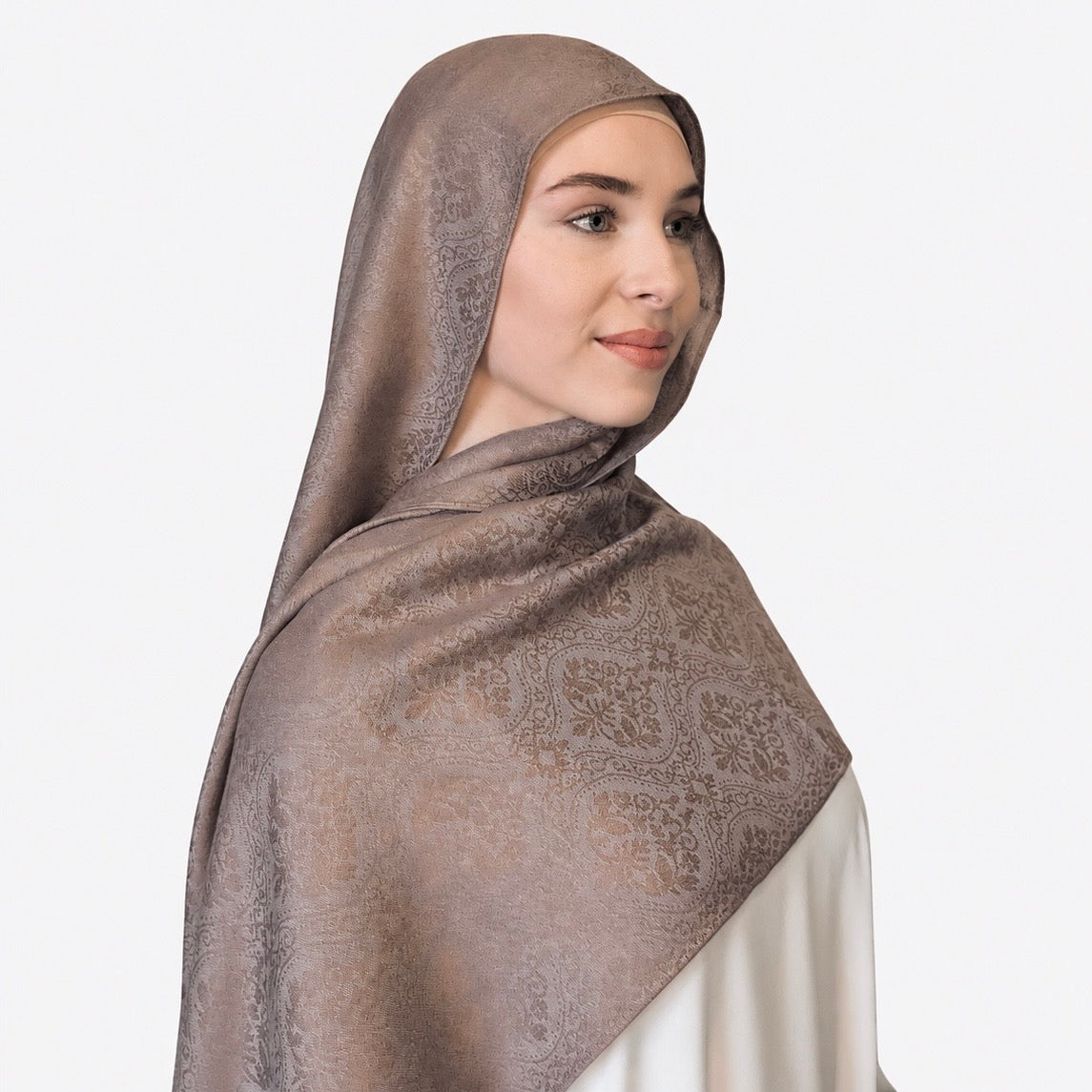 Pashmina Hijab - Silver