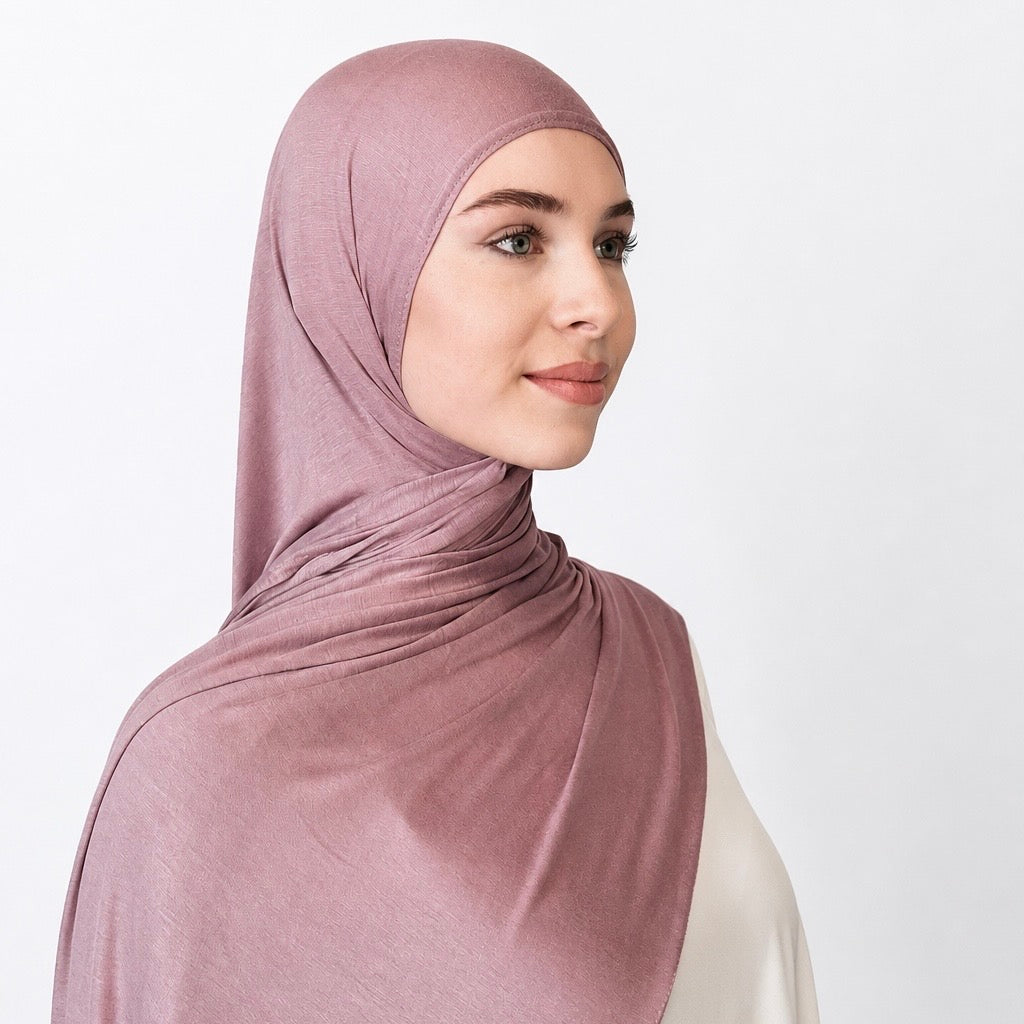 Jersey Hijab - Dusty Pink