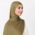 Jersey Hijab - Olive